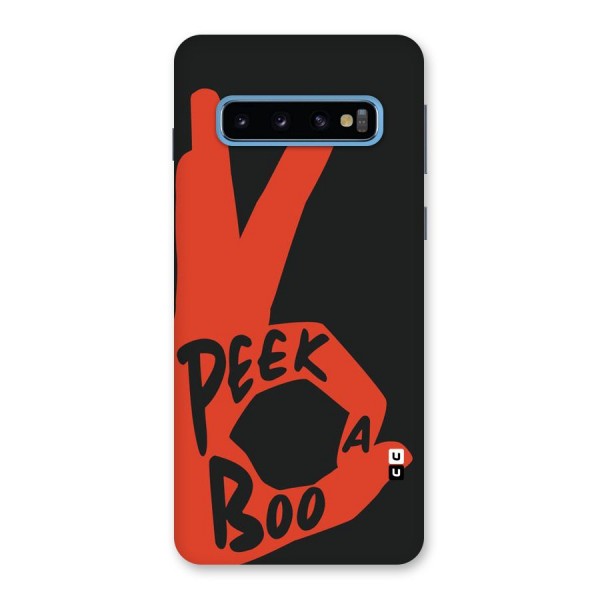 Peek-a-boo Back Case for Galaxy S10