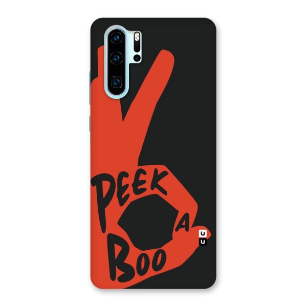 Peek-a-boo Back Case for Huawei P30 Pro