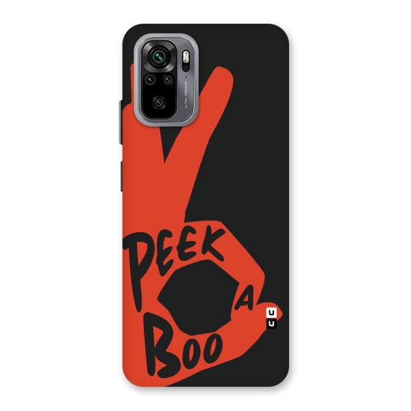 Peek-a-boo Back Case for Redmi Note 10