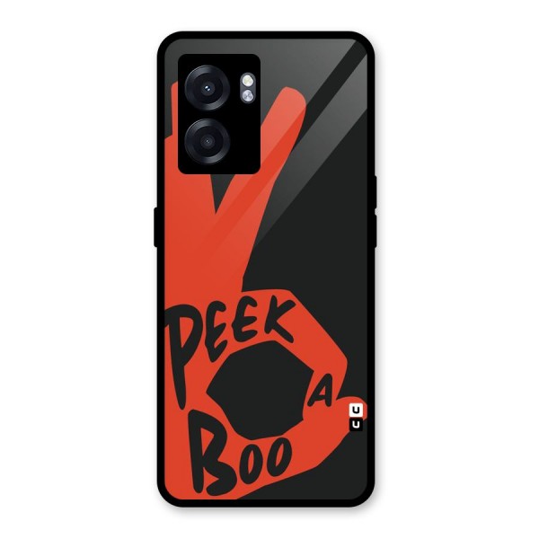 Peek-a-boo Glass Back Case for Oppo K10 (5G)