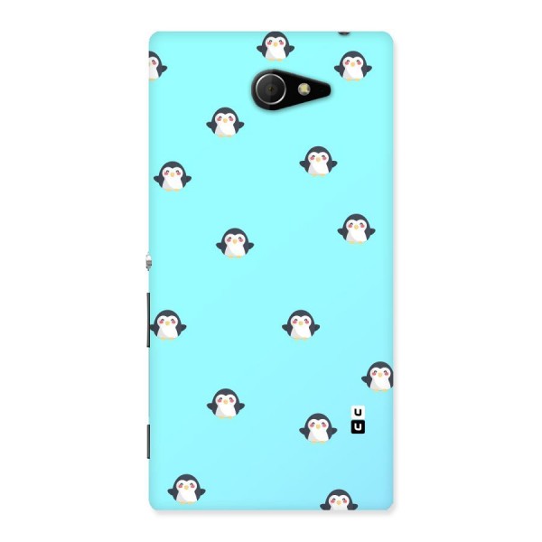 Penguins Pattern Print Back Case for Sony Xperia M2