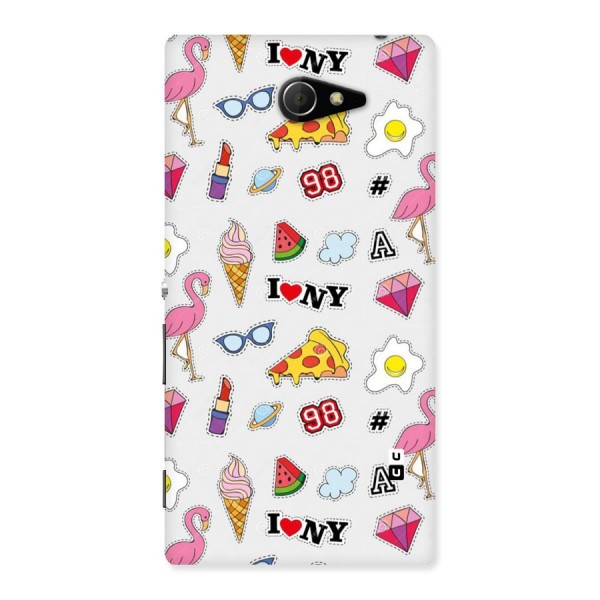 Personnel Quirk Back Case for Sony Xperia M2