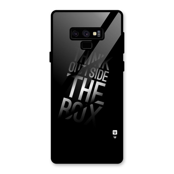 Perspective Thinking Glass Back Case for Galaxy Note 9