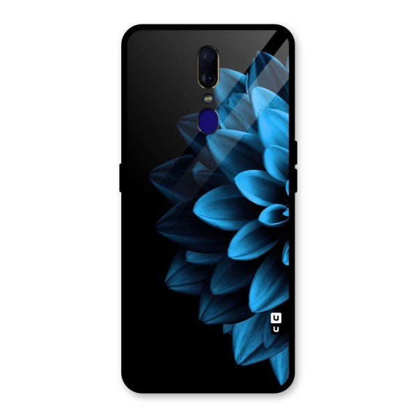 Petals In Blue Glass Back Case for Oppo F11