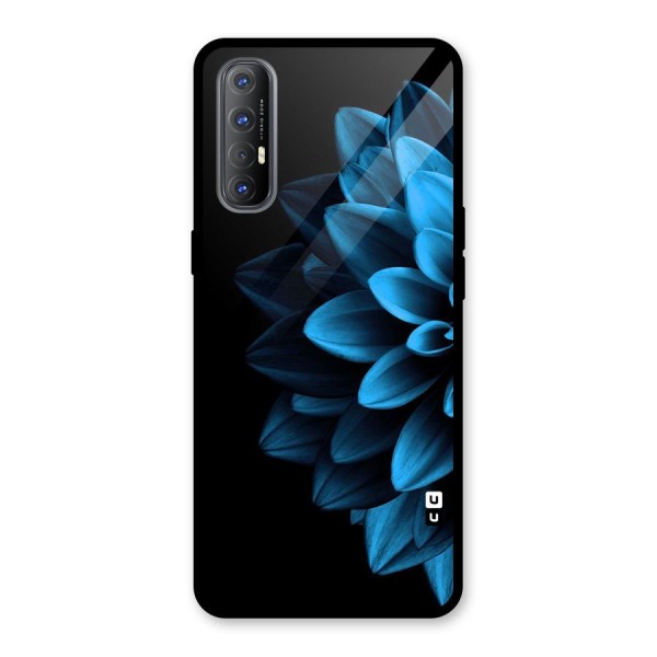 Petals In Blue Glass Back Case for Oppo Reno3 Pro