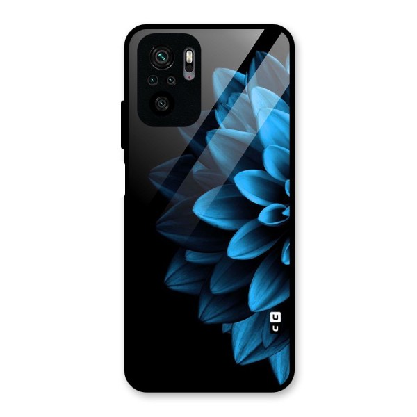 Petals In Blue Glass Back Case for Redmi Note 10