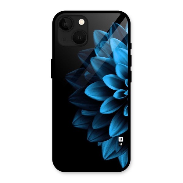 Petals In Blue Glass Back Case for iPhone 13
