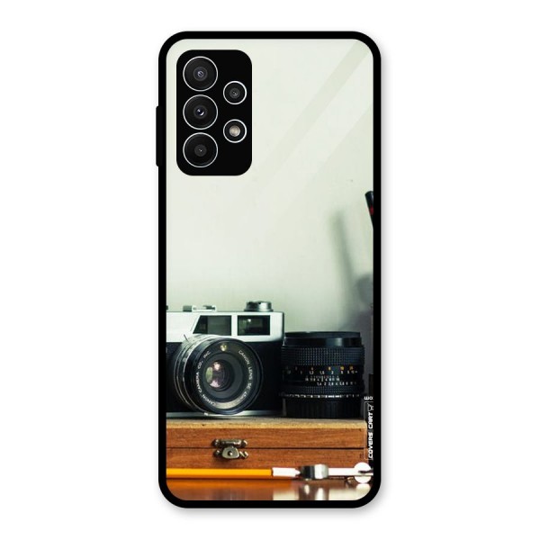 Photographer Desk Glass Back Case for Galaxy A23