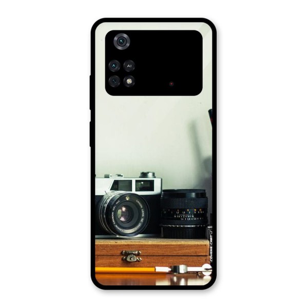 Photographer Desk Glass Back Case for Poco M4 Pro 4G