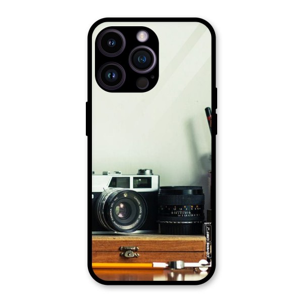 Photographer Desk Glass Back Case for iPhone 14 Pro Max