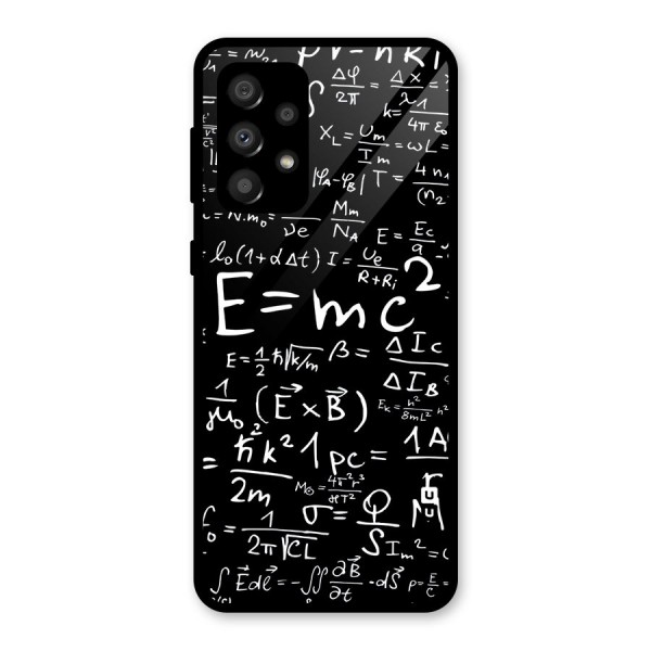 Physics Equation Glass Back Case for Galaxy A32