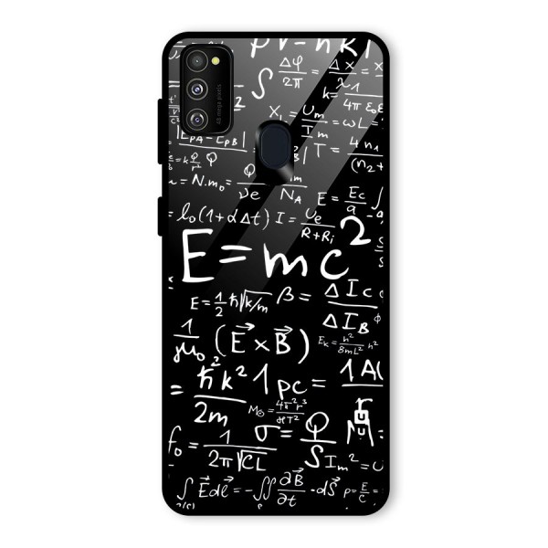 Physics Equation Glass Back Case for Galaxy M21