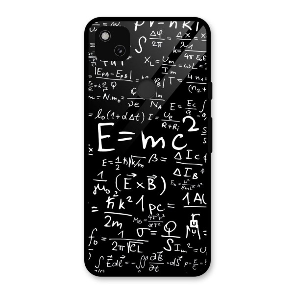 Physics Equation Glass Back Case for Google Pixel 4a