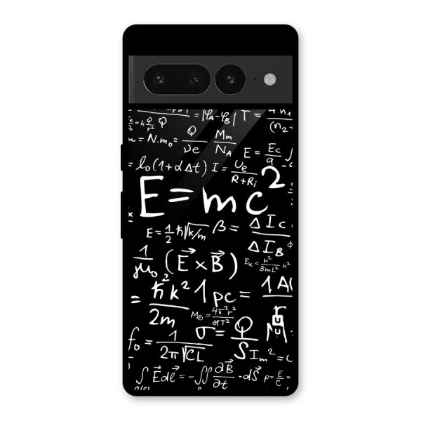 Physics Equation Glass Back Case for Google Pixel 7 Pro