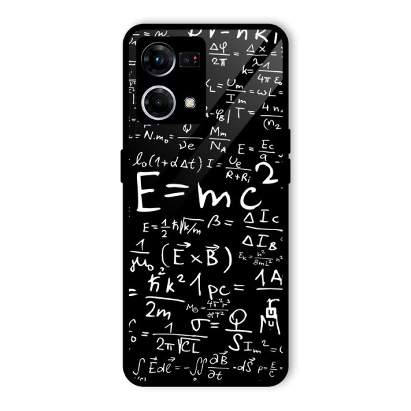 Physics Equation Glass Back Case for Oppo F21s Pro 4G
