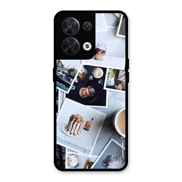 Pictures Coffee Glass Back Case for Oppo Reno8 5G