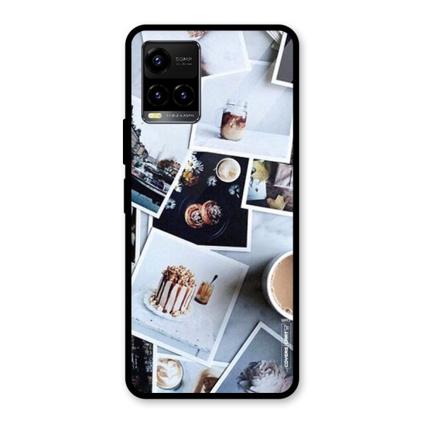 Pictures Coffee Glass Back Case for Vivo Y21 2021