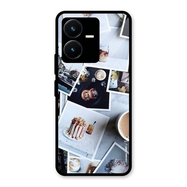 Pictures Coffee Glass Back Case for Vivo Y22