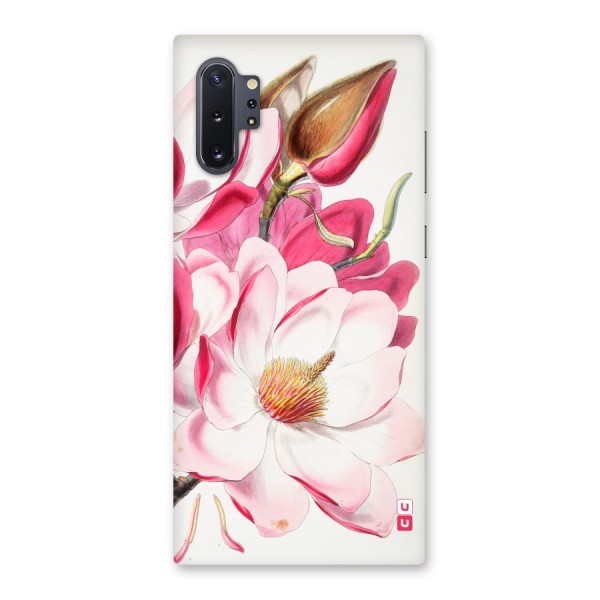 Pink Beautiful Flower Back Case for Galaxy Note 10 Plus