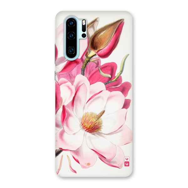 Pink Beautiful Flower Back Case for Huawei P30 Pro