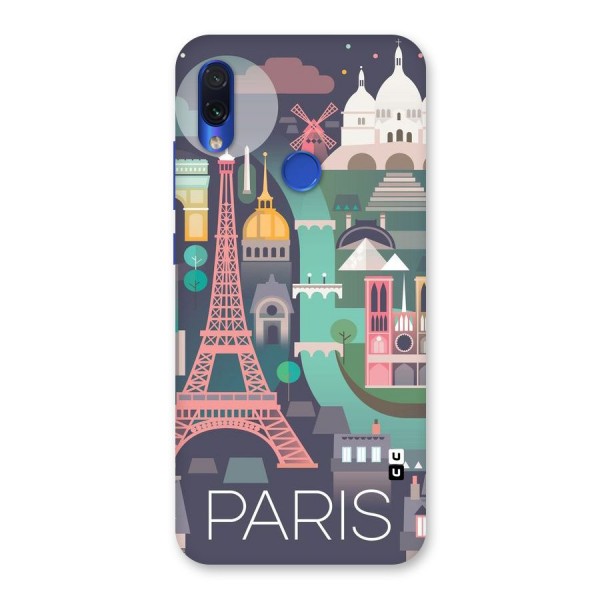 Pink Cute Tower Back Case for Redmi Note 7