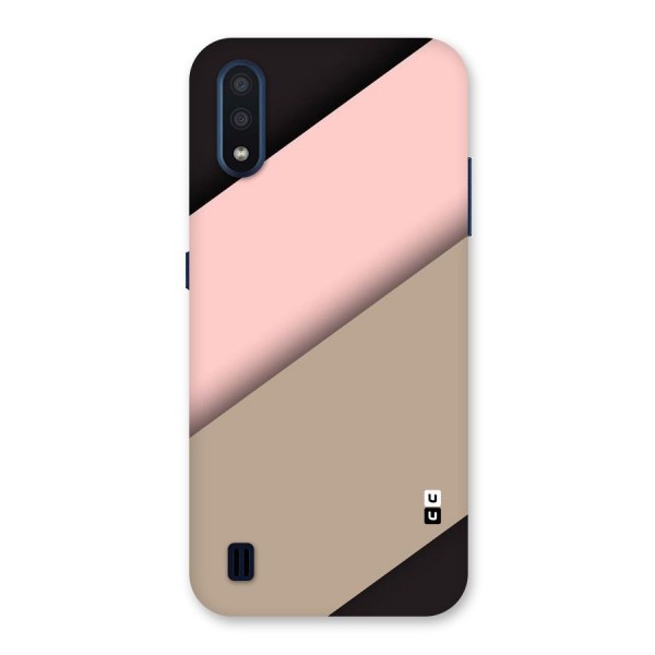 Pink Diagonal Back Case for Galaxy M01