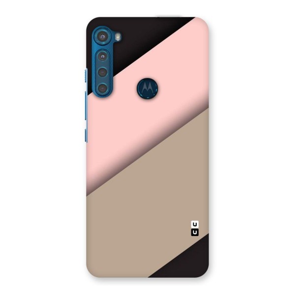 Pink Diagonal Back Case for Motorola One Fusion Plus