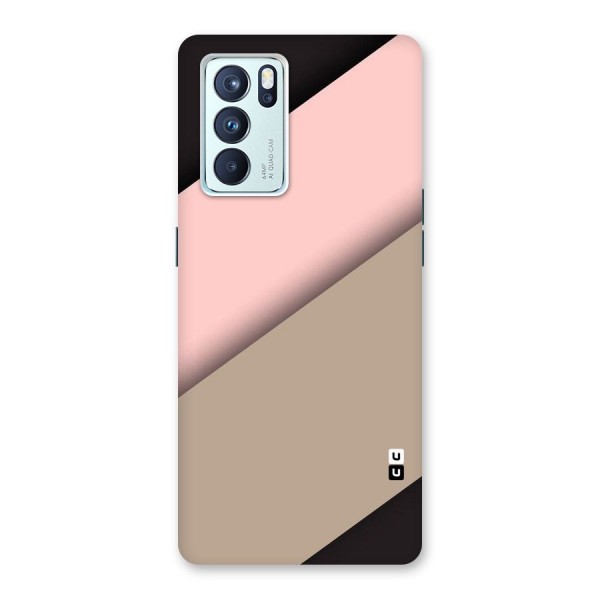 Pink Diagonal Back Case for Oppo Reno6 Pro 5G