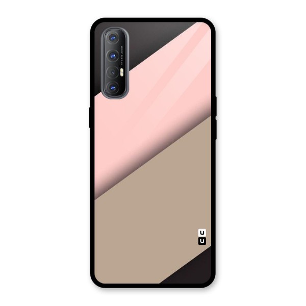 Pink Diagonal Glass Back Case for Oppo Reno3 Pro