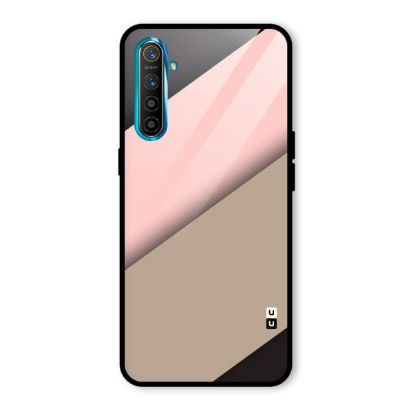 Pink Diagonal Glass Back Case for Realme XT