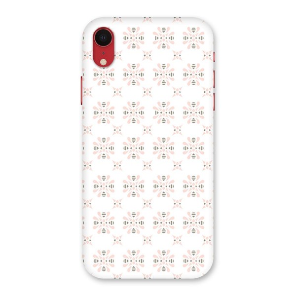 Pink Floral Pattern Back Case for iPhone XR