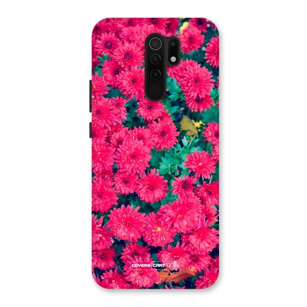 Pink Flowers Back Case for Redmi 9 Prime