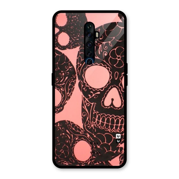 Pink Head Glass Back Case for Oppo Reno2 Z