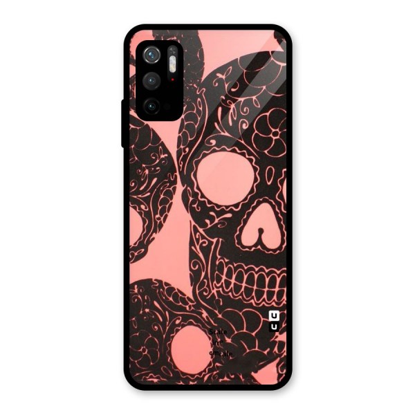 Pink Head Glass Back Case for Poco M3 Pro 5G