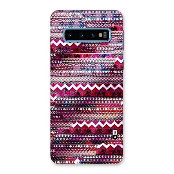 Pink Indie Pattern Back Case for Galaxy S10