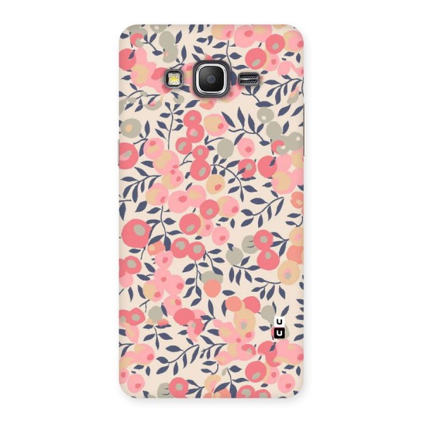 Pink Leaf Pattern Back Case for Galaxy Grand Prime