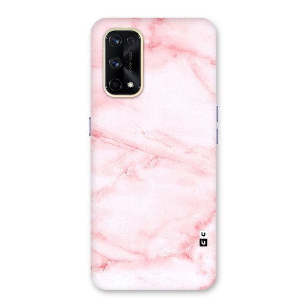 Pink Marble Print Glass Back Case for Realme X7 Pro