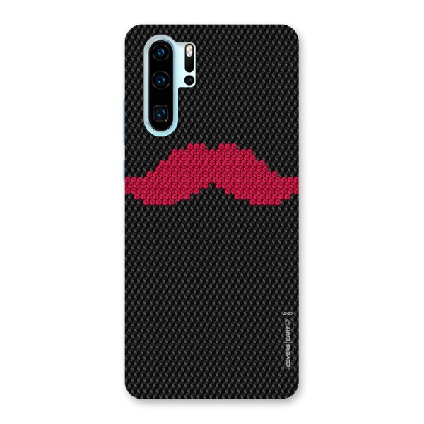 Pink Moustache Back Case for Huawei P30 Pro