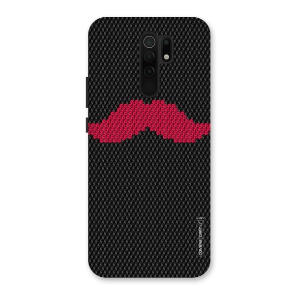 Pink Moustache Back Case for Poco M2