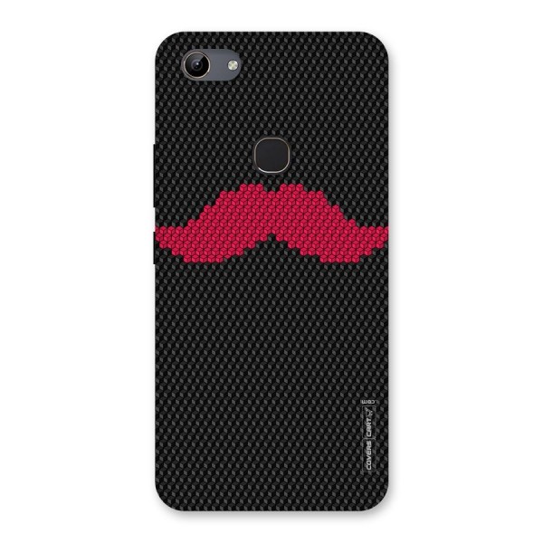 Pink Moustache Back Case for Vivo Y81