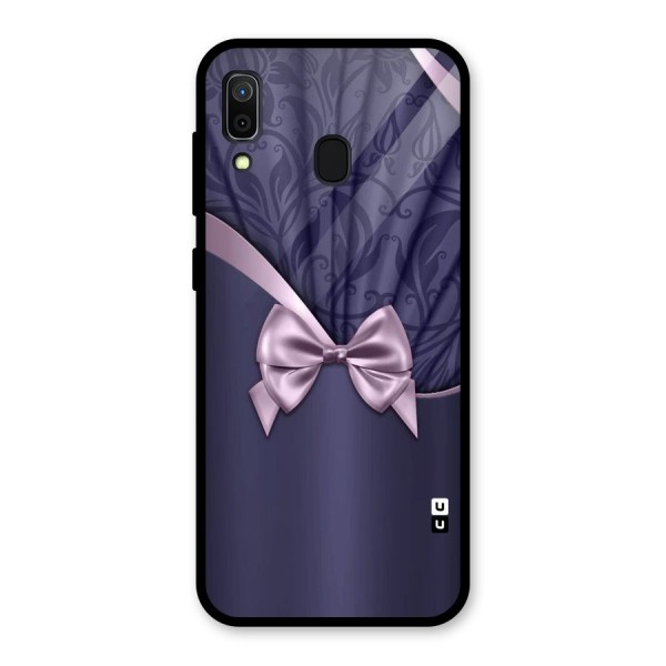 Pink Ribbon Glass Back Case for Galaxy A30