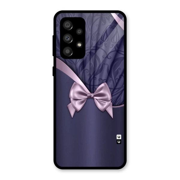 Pink Ribbon Glass Back Case for Galaxy A32