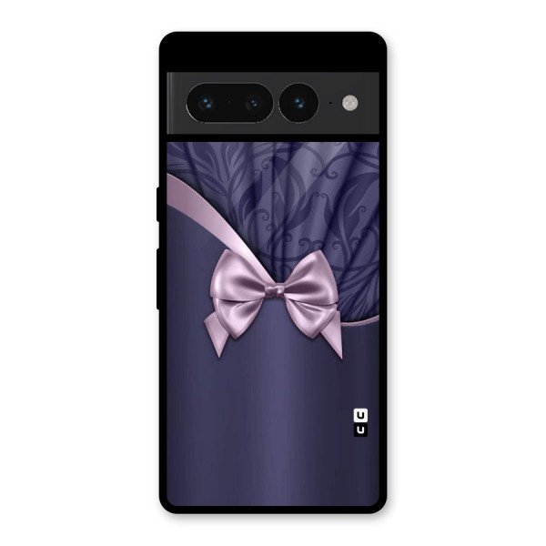 Pink Ribbon Glass Back Case for Google Pixel 7 Pro