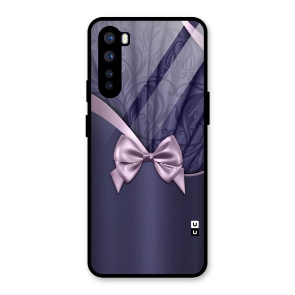 Pink Ribbon Glass Back Case for OnePlus Nord