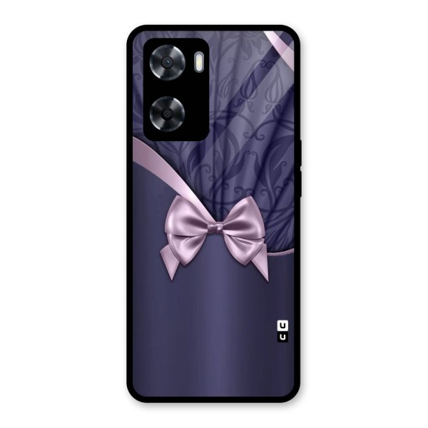 Pink Ribbon Glass Back Case for Oppo A57 2022