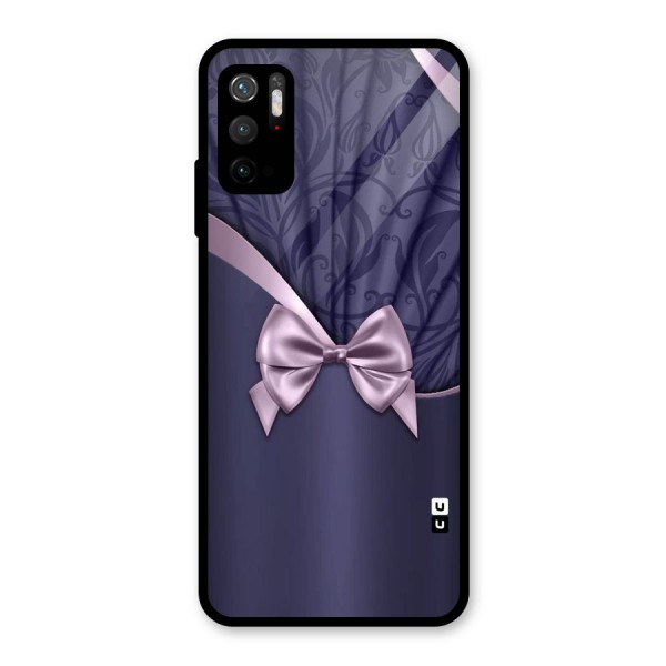 Pink Ribbon Glass Back Case for Poco M3 Pro 5G