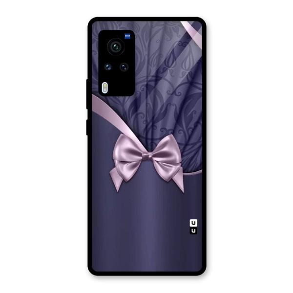 Pink Ribbon Glass Back Case for Vivo X60 Pro