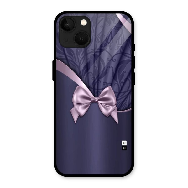 Pink Ribbon Glass Back Case for iPhone 13