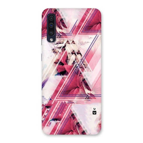 Pink Rose Abstract Back Case for Galaxy A50