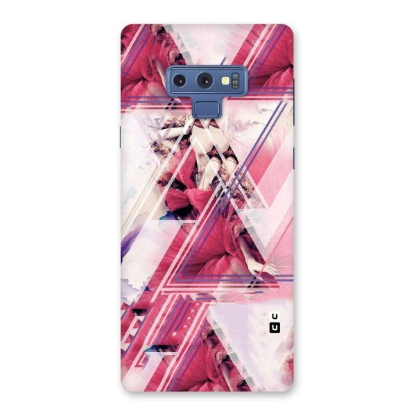 Pink Rose Abstract Back Case for Galaxy Note 9